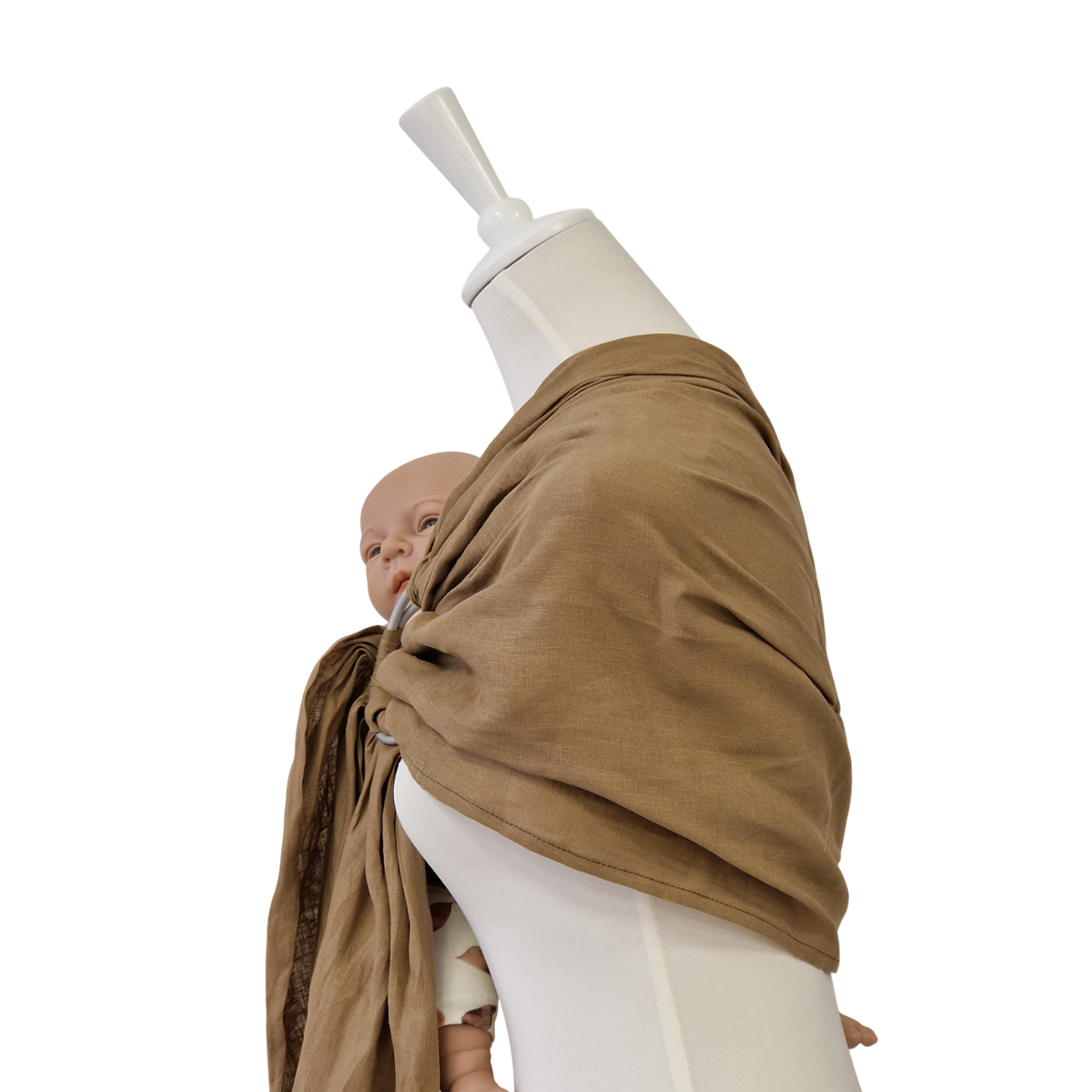 Storchenwiege Hänschenklein RingSling Leinen – Strohgold
