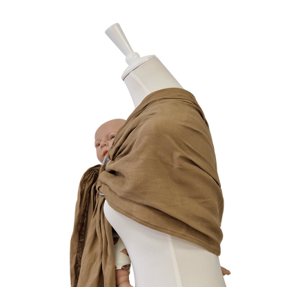 Storchenwiege Hänschenklein RingSling Leinen – Strohgold