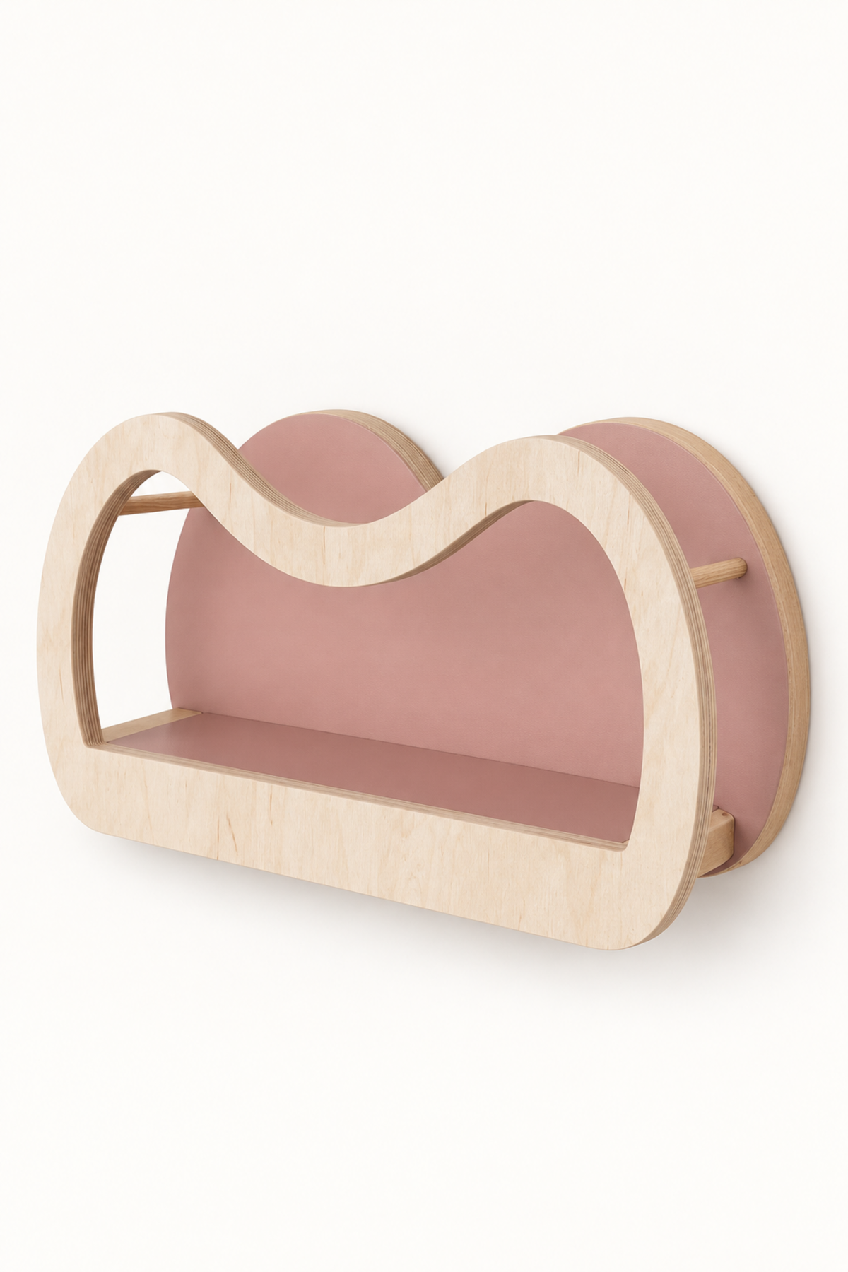 BabyWood Montessori Hanging Shelf WAVE L - Natural