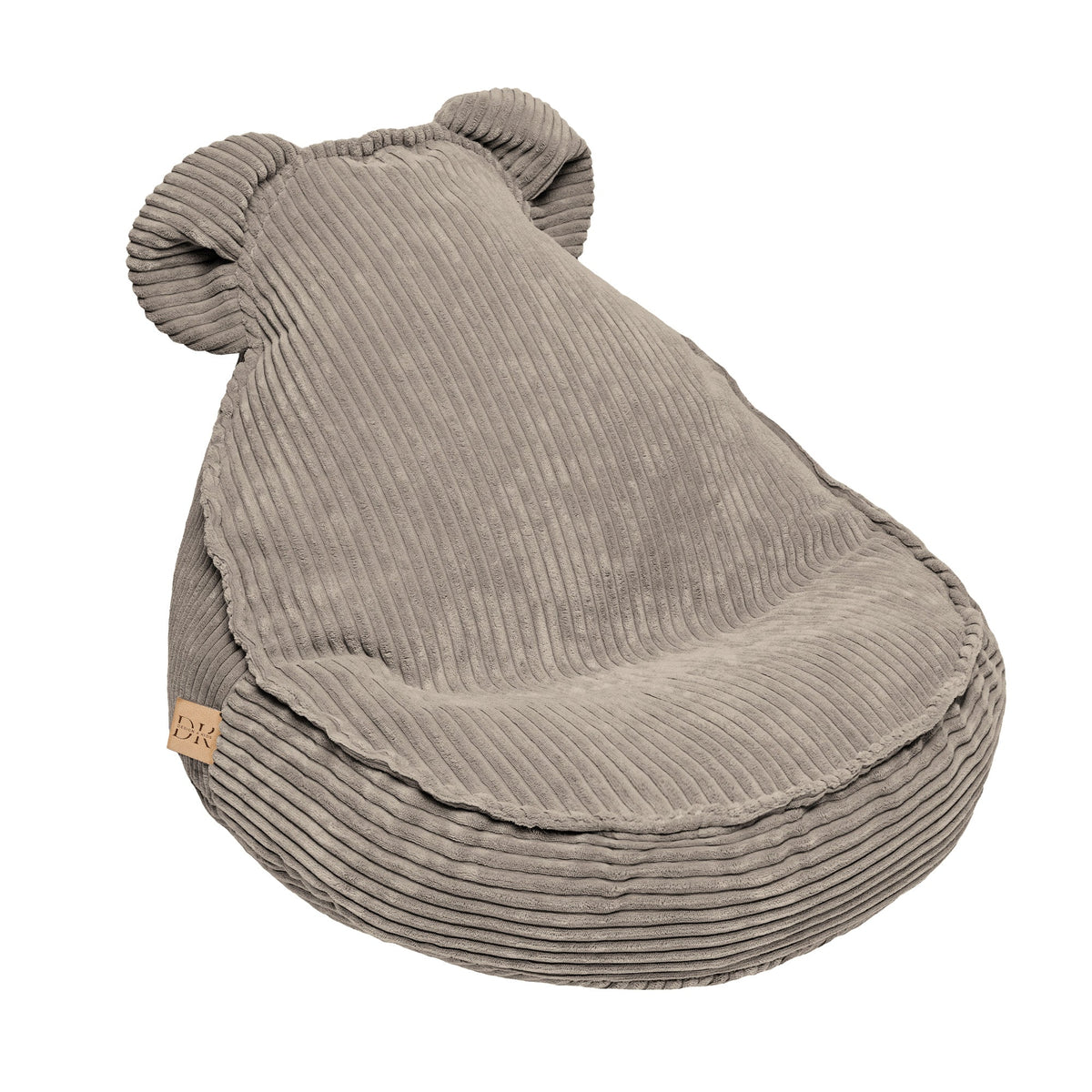 Design4Kids Kindersessel Jewel Cord als Bären-Sitzsack Hazelnut Taupe