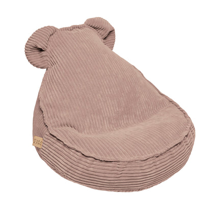 Design4Kids Kinder-Sitzsack Jewel Cord im Bär-Design