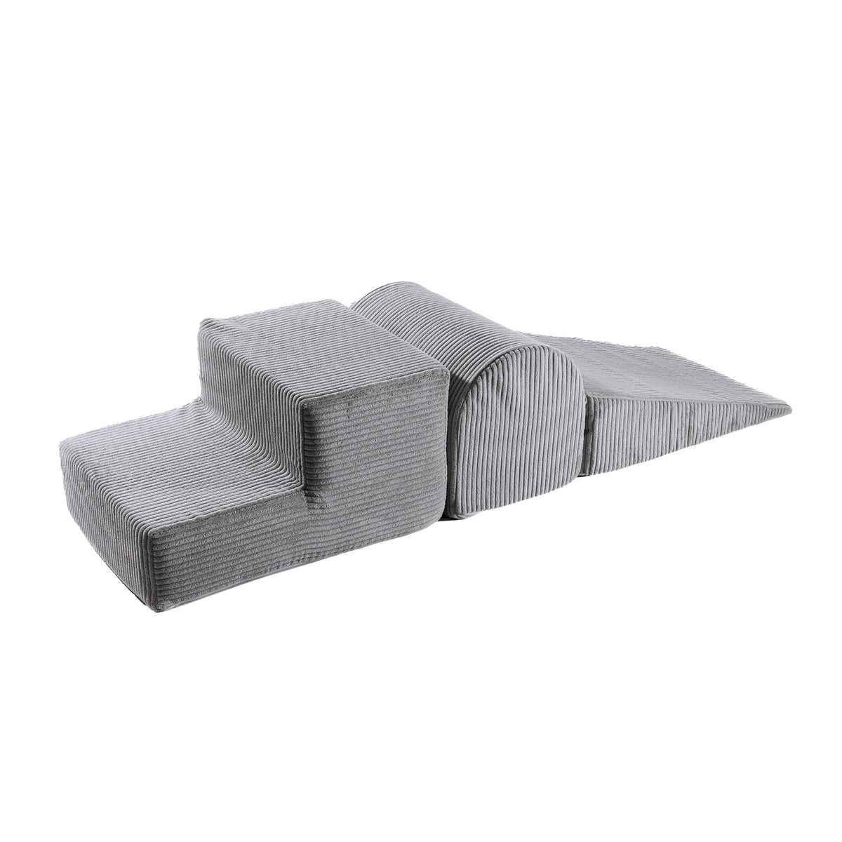 Design4Kids Schaumspielset Jewel Cord mit Bällebad und 200 Bällen Marble Grey