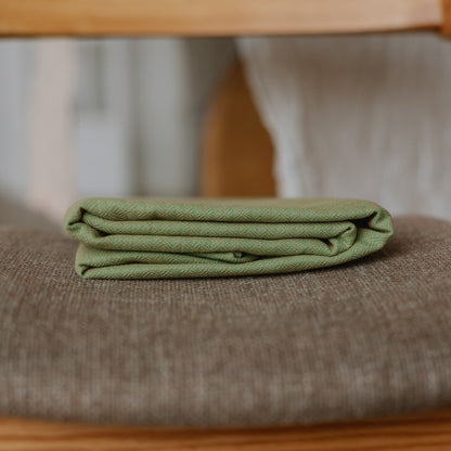 Storchenwiege RingSling Baumwolle – Leo Grün