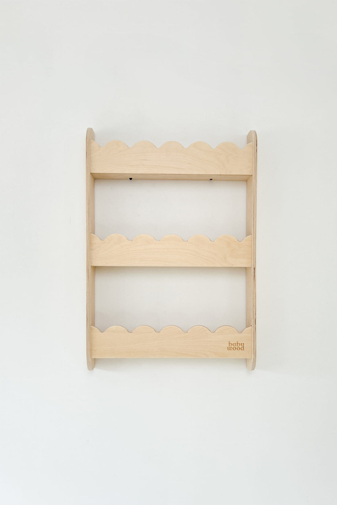 BabyWood Montessori Wandregal/Hängeregal WAVE