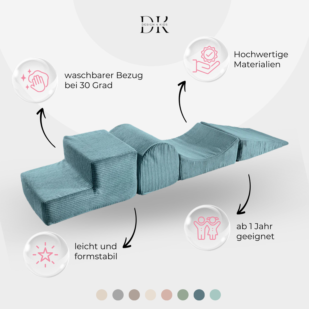 Design4Kids Schaumspielset Jewel Cord mit 4 Elementen