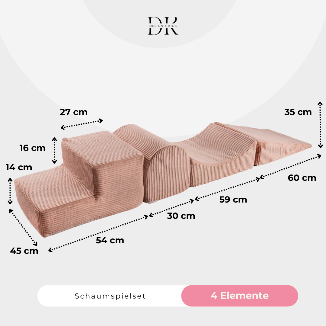 Design4Kids Schaumspielset Jewel Cord mit 4 Elementen