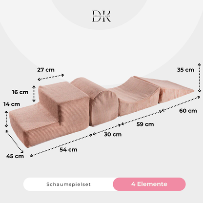 Design4Kids Schaumspielset Jewel Cord mit 4 Elementen