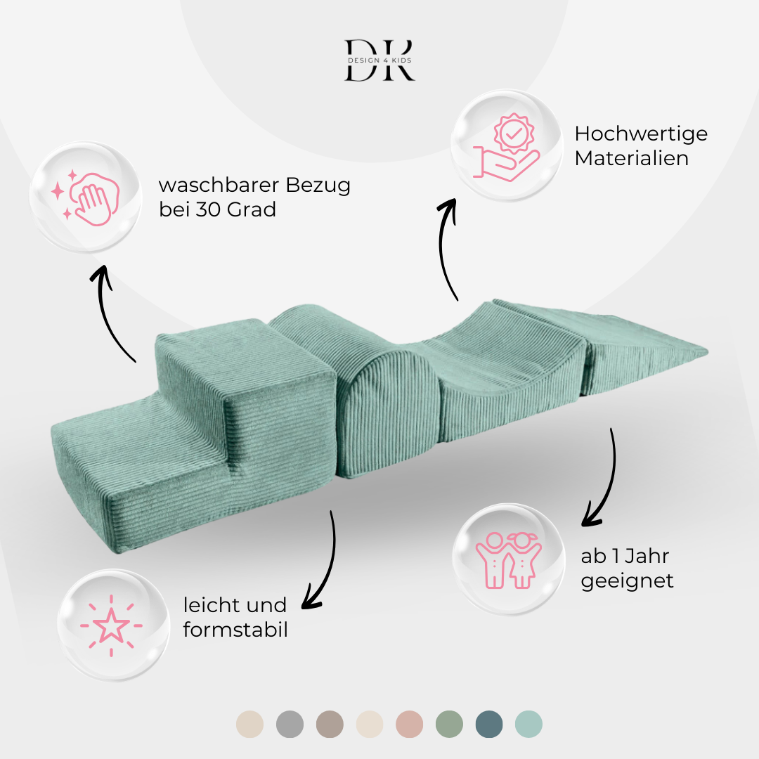 Design4Kids Schaumspielset Jewel Cord mit 4 Elementen