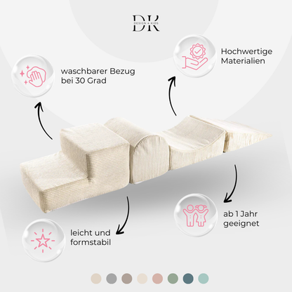 Design4Kids Schaumspielset Jewel Cord mit 4 Elementen