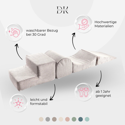 Design4Kids Schaumspielset Jewel Cord mit 4 Elementen