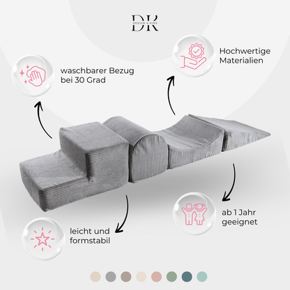 Design4Kids Schaumspielset Jewel Cord mit 4 Elementen