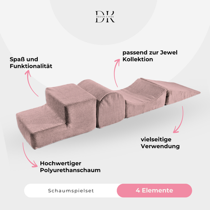 Design4Kids Schaumspielset Jewel Cord mit 4 Elementen