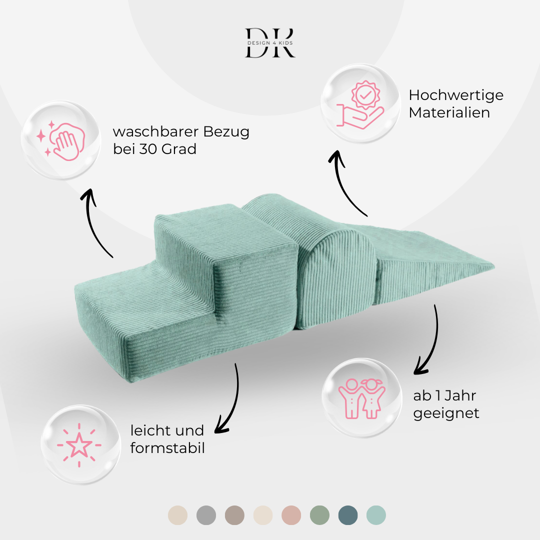 Design4Kids Schaumspielset Jewel Cord mit 3 Elementen