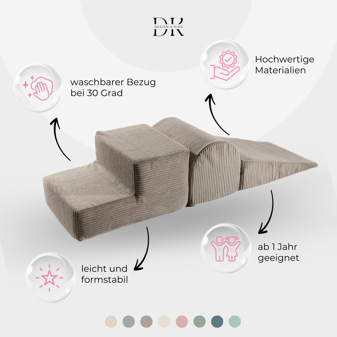 Design4Kids Schaumspielset Jewel Cord mit 3 Elementen