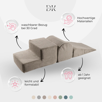 Design4Kids Schaumspielset Jewel Cord mit 3 Elementen