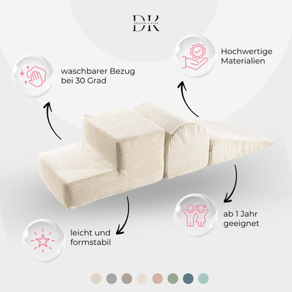 Design4Kids Schaumspielset Jewel Cord mit 3 Elementen
