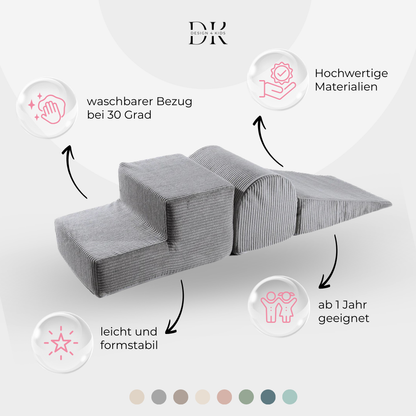 Design4Kids Schaumspielset Jewel Cord mit 3 Elementen