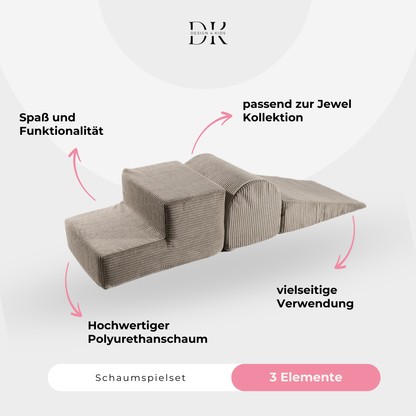 Design4Kids Schaumspielset Jewel Cord mit 3 Elementen
