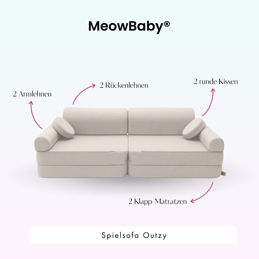 MeowBaby Spielsofa Outzy - Outdoor Living Edition