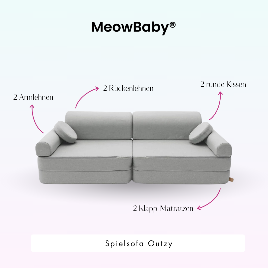 MeowBaby Spielsofa Outzy - Outdoor Living Edition