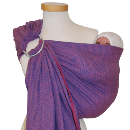 Storchenwiege RingSling Baumwolle – Leo Rosé