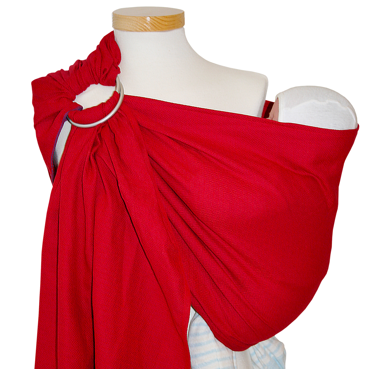 Storchenwiege RingSling Baumwolle – Leo Rot