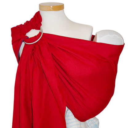 Storchenwiege RingSling Baumwolle – Leo Rot