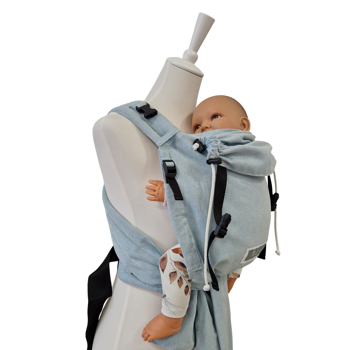 Storchenwiege Talemo Half-Buckle Babytrage – Aqua