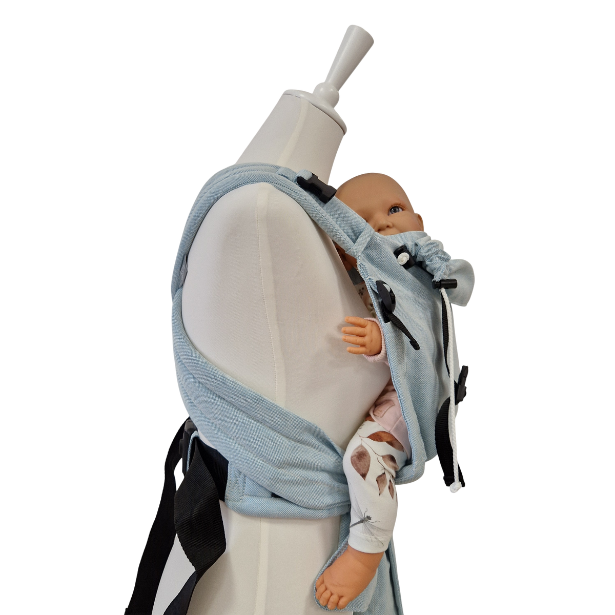 Storchenwiege Talemo Half-Buckle Babytrage – Aqua