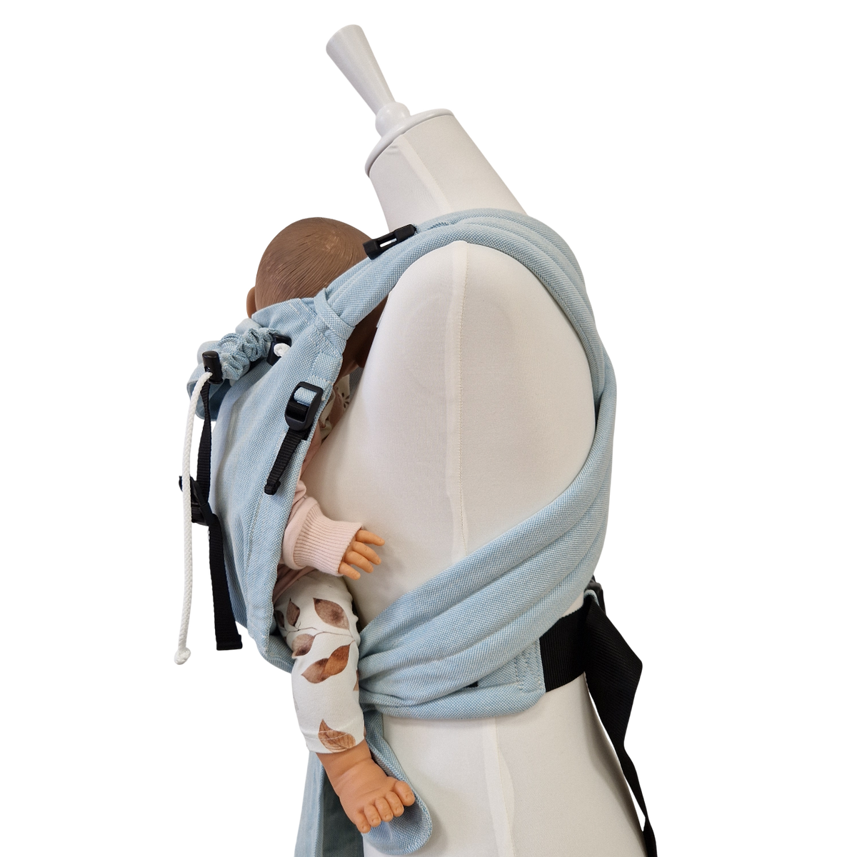 Storchenwiege Talemo Half-Buckle Babytrage – Aqua