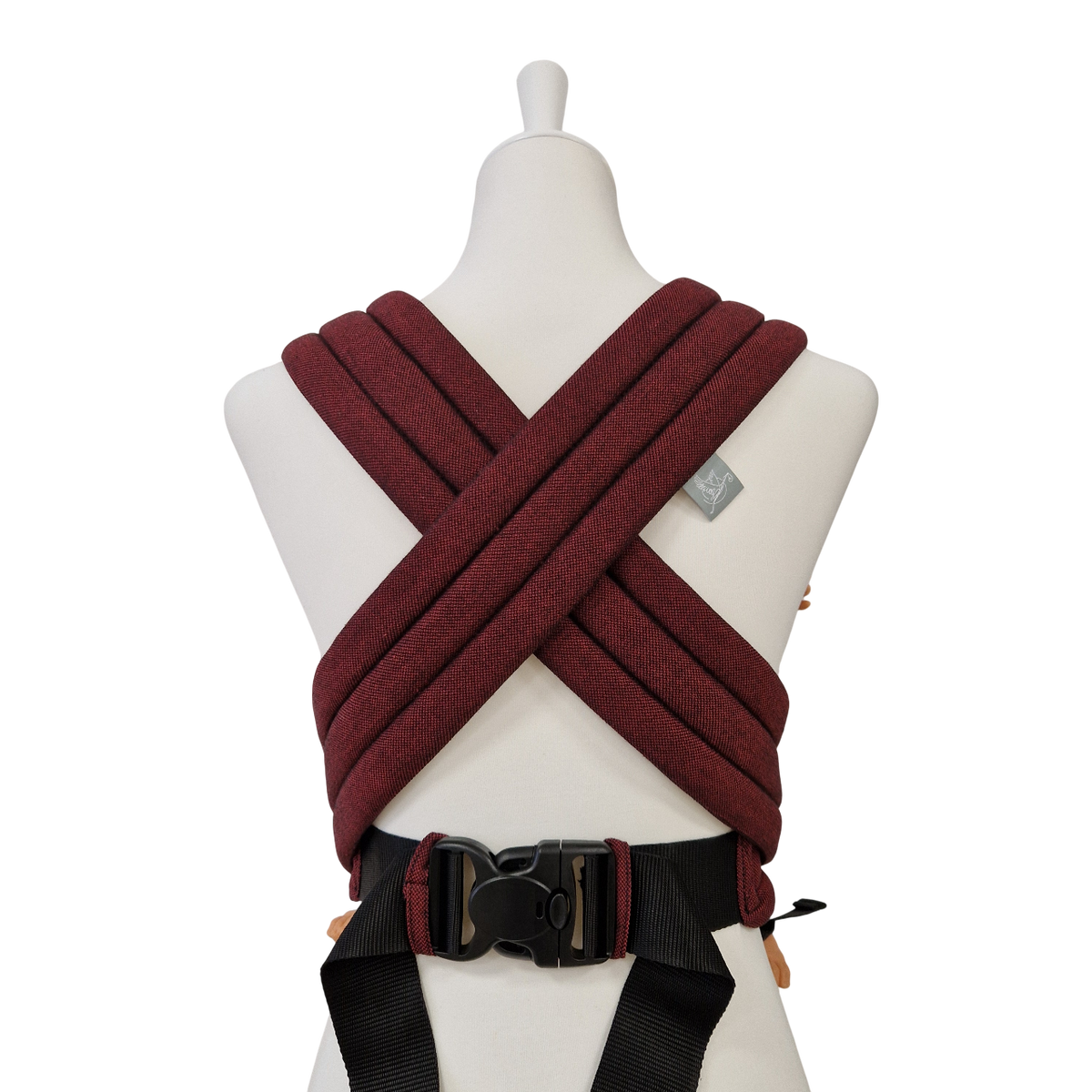 Storchenwiege Talemo Half-Buckle Babytrage – Bordeaux