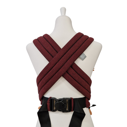 Storchenwiege Talemo Half-Buckle Babytrage – Bordeaux