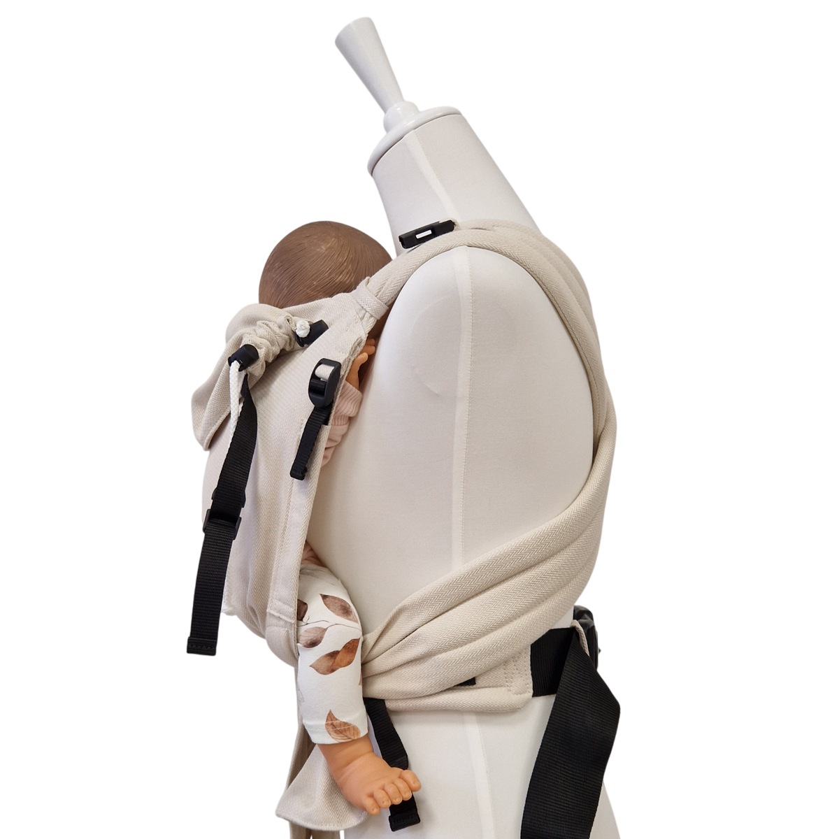 Storchenwiege Talemo Half-Buckle Babytrage – Fischgrat