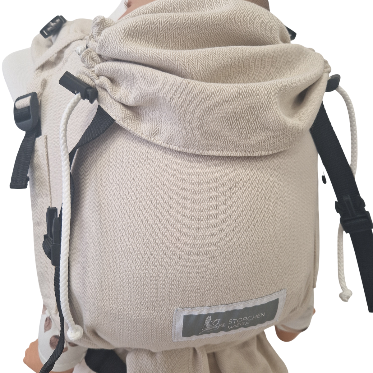 Storchenwiege Talemo Half-Buckle Babytrage – Fischgrat