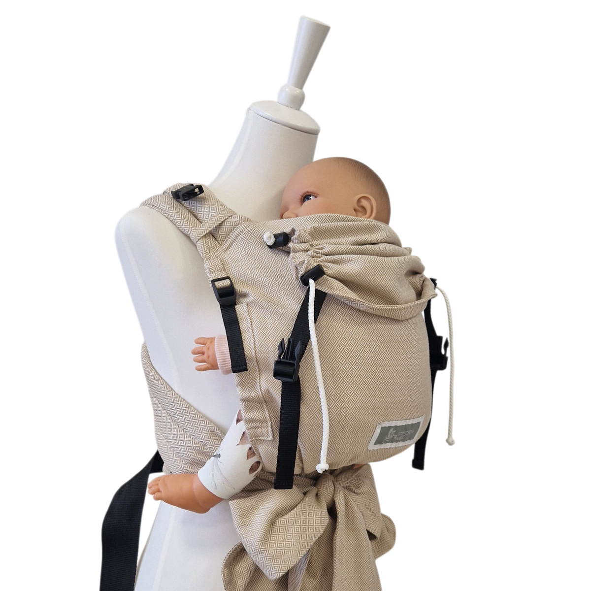 Storchenwiege Talemo Half-Buckle Babytrage – Leo Natur