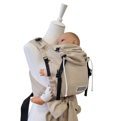 Storchenwiege Talemo Half-Buckle Babytrage – Leo Natur