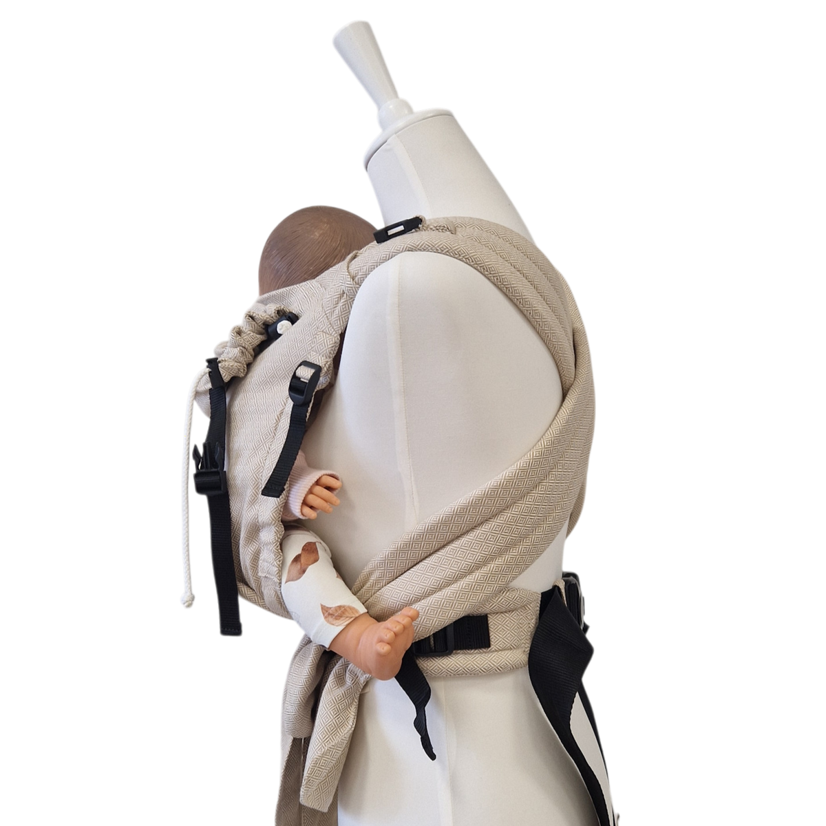 Storchenwiege Talemo Half-Buckle Babytrage – Leo Natur