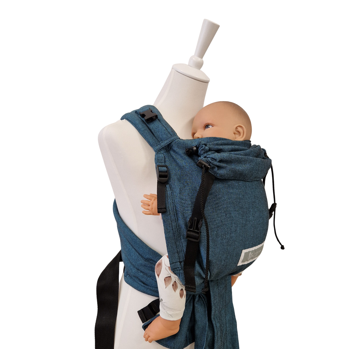 Storchenwiege Talemo Half-Buckle Babytrage – Türkis