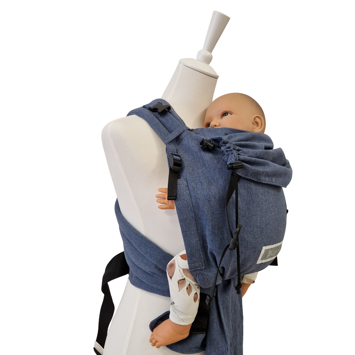 Storchenwiege Talemo Half-Buckle Babytrage – Jeans