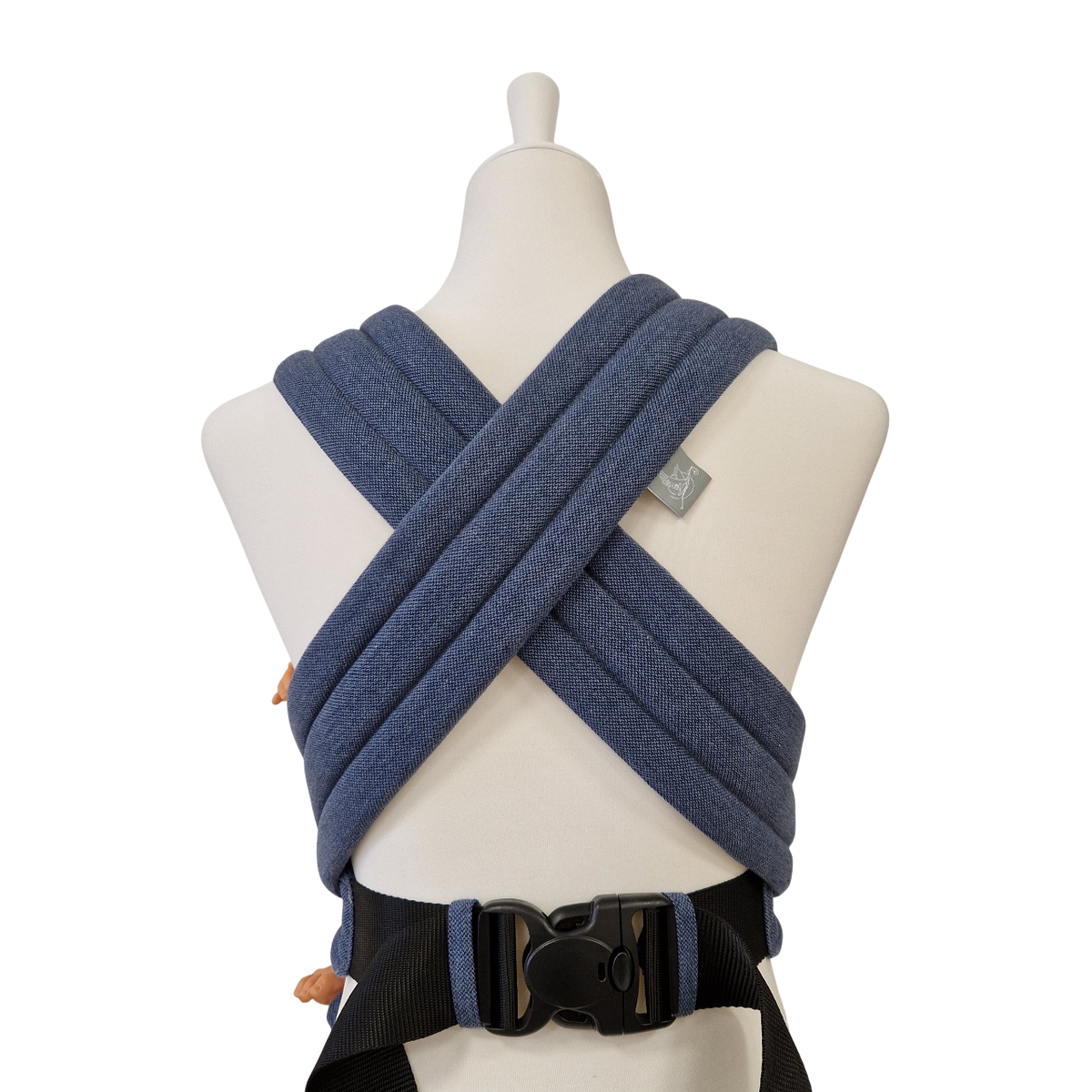 Storchenwiege Talemo Half-Buckle Babytrage – Jeans