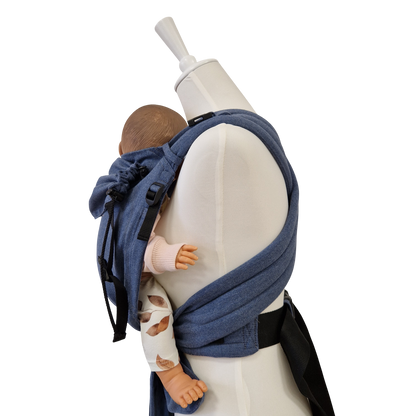 Storchenwiege Talemo Half-Buckle Babytrage – Jeans