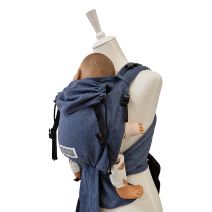 Storchenwiege Talemo Half-Buckle Babytrage – Jeans