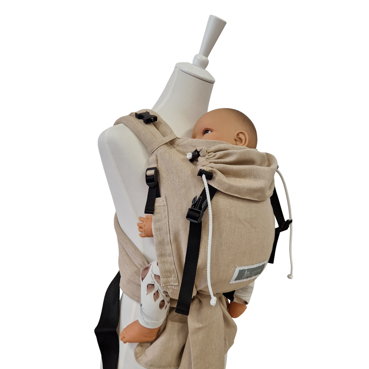 Storchenwiege Talemo Half-Buckle Babytrage – Natur