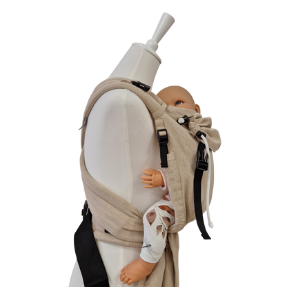 Storchenwiege Talemo Half-Buckle Babytrage – Natur