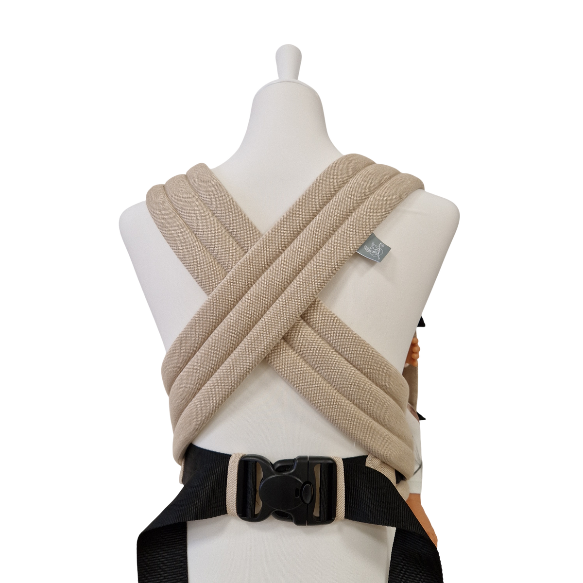 Storchenwiege Talemo Half-Buckle Babytrage – Natur