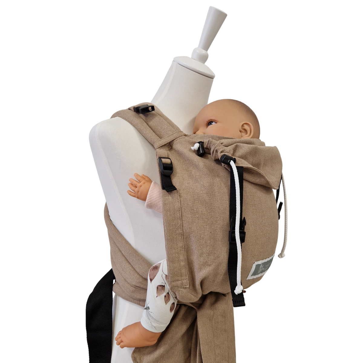 Storchenwiege Talemo Half-Buckle Babytrage – Sand