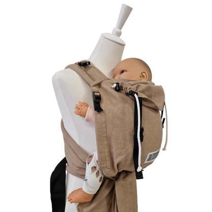 Storchenwiege Talemo Half-Buckle Babytrage – Sand