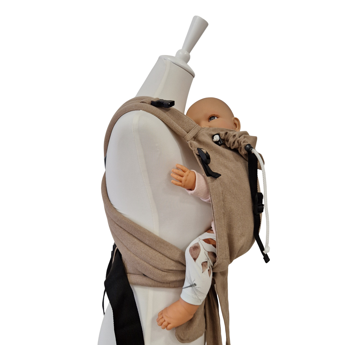 Storchenwiege Talemo Half-Buckle Babytrage – Sand
