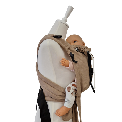 Storchenwiege Talemo Half-Buckle Babytrage – Sand