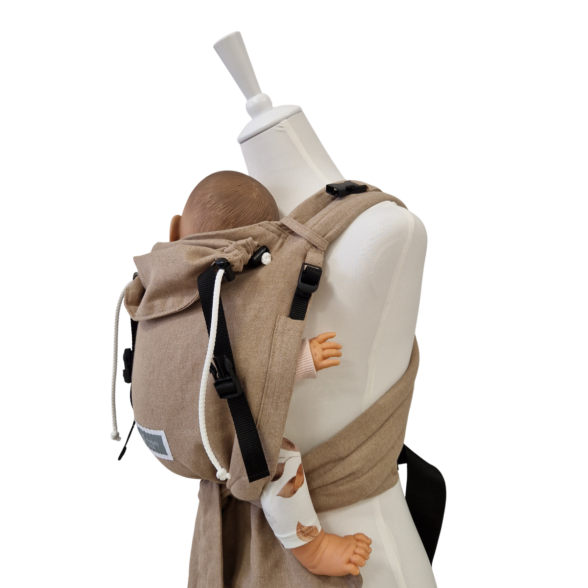 Storchenwiege Talemo Half-Buckle Babytrage – Sand